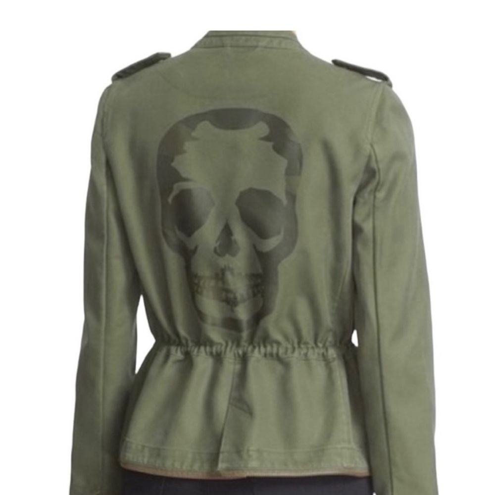 Zadig & Voltaire Green blazer Jacket with draw string belt